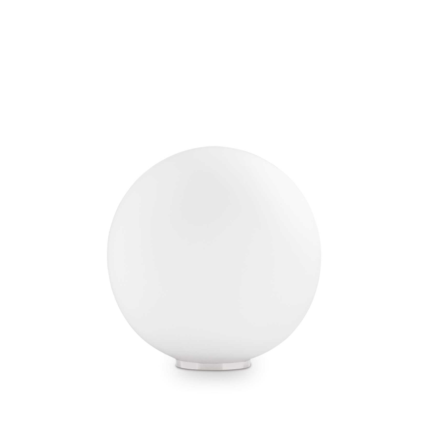 Ideal Lux - Lampă de masă MAPA 1xE27/42W/230V Ø 30 cm albă