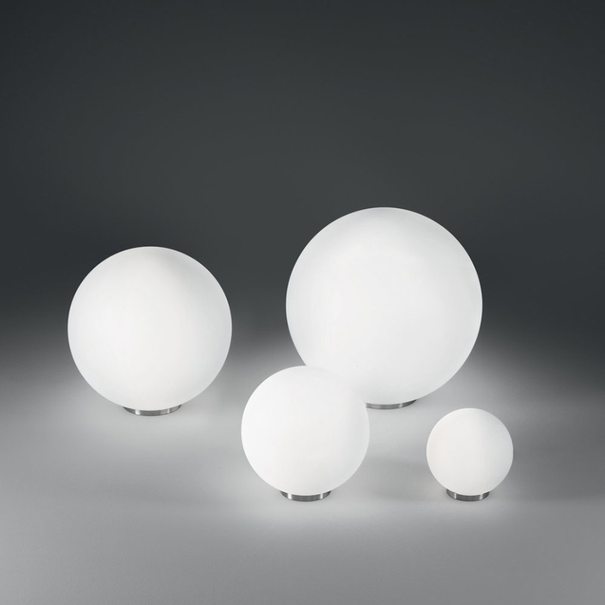 Ideal Lux - Lampă de masă MAPA 1xE27/42W/230V, Ø 40 cm, albă