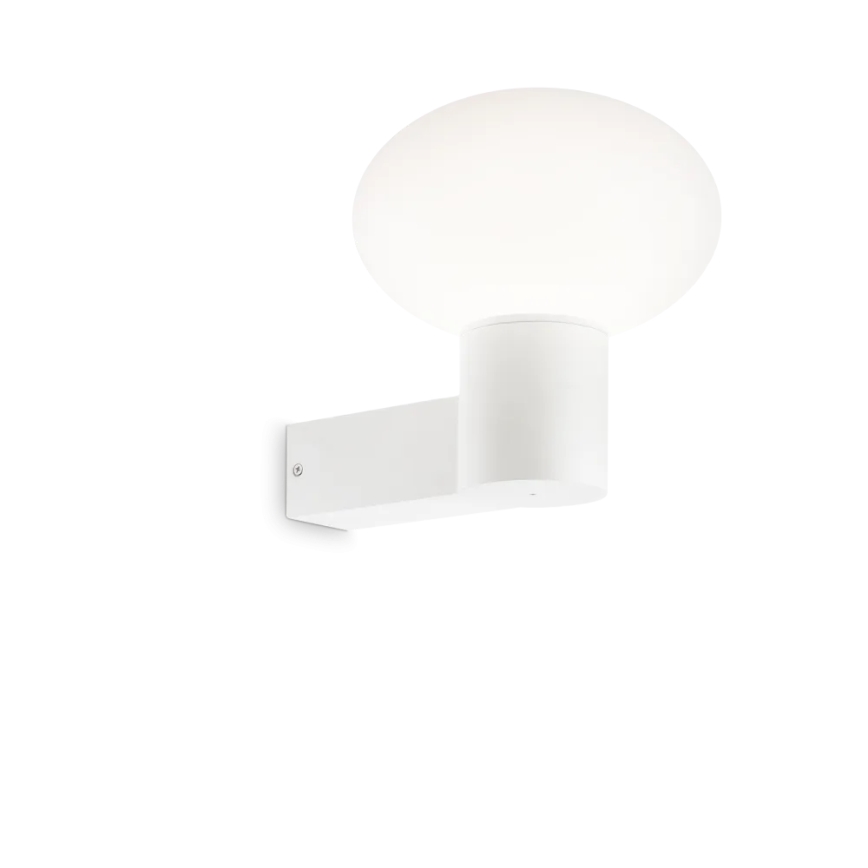 Ideal Lux - Lampă de perete pentru exterior CLIO 1xE27/42W/230V IP44 albă