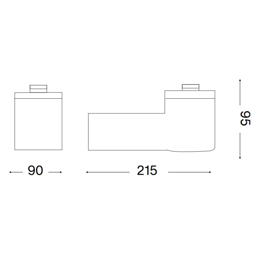 Ideal Lux - Lampă de perete pentru exterior CLIO 1xE27/42W/230V IP44 gri