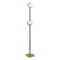 Ideal Lux - Lampă de podea LED BLOOM, 2xLED/5,5W/230V, CRI 90, auriu/bej fumuriu
