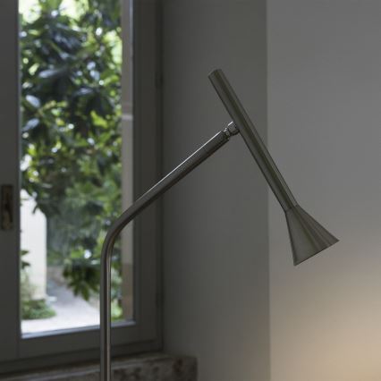 Ideal Lux - Lampă de podea LED DIESIS, 4,5 W, 230 V, CRI 95, crom mat