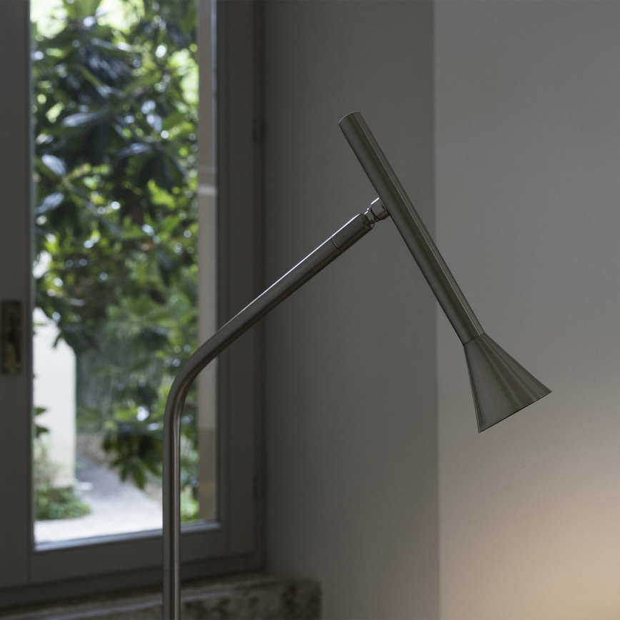 Ideal Lux - Lampă de podea LED DIESIS, 4,5 W, 230 V, CRI 95, crom mat