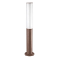 Ideal Lux - Lampă LED de exterior ETERE LED/9,5W/230V 4000K 60 cm CRI 90 IP44 maro