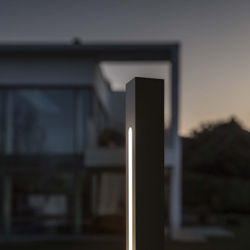 Ideal Lux - Lampă LED de exterior JEDI, 12W/230V, 80 cm, CRI 90, IP65, antracit