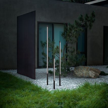 Ideal Lux - Lampă LED de exterior JEDI LED/12W/230V, 80 cm, CRI 90, IP65, maro