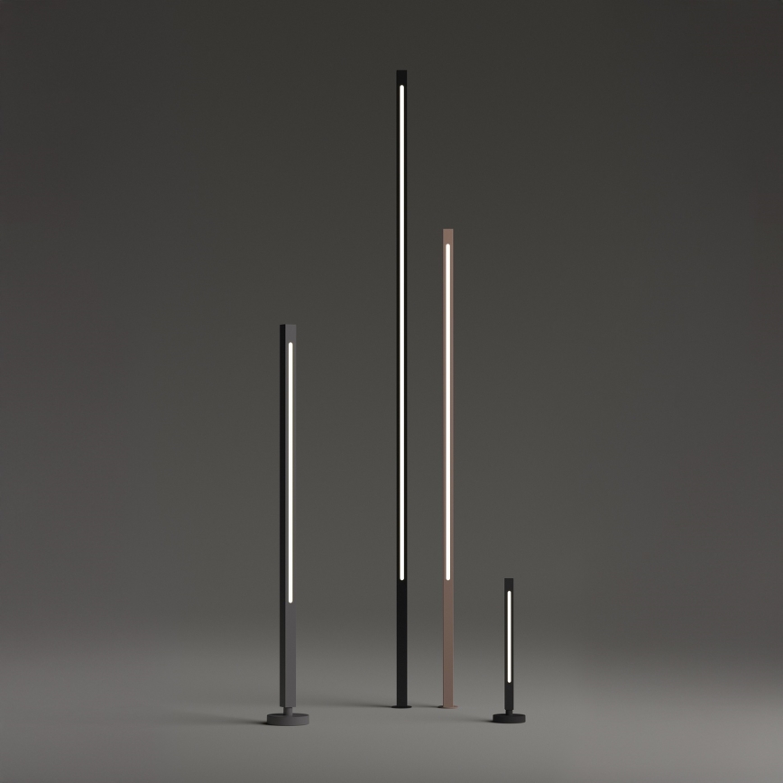 Ideal Lux - Lampă LED de exterior JEDI LED/25W/230V 160 cm CRI 90 IP65 maro