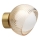 Ideal Lux - Lampă LED de perete BLOOM 1xG9/3W/230V auriu/bej fumuriu