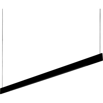 Ideal Lux - Lampă LED suspendată pe cablu DESK ACCENT LED/36W/230V CRI 90 120 cm neagră