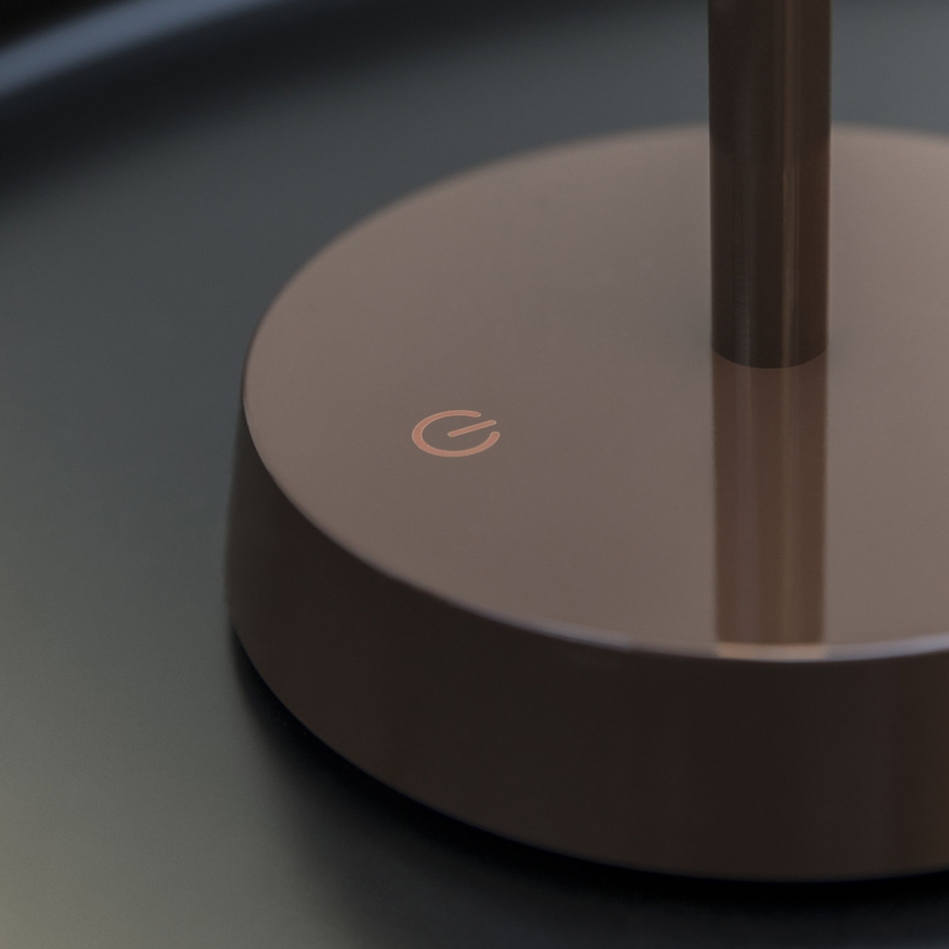 Ideal Lux - Lampă LED tactilă reglabilă LOLITA LED/2,8W/5V 2200 mAh IP54 maro