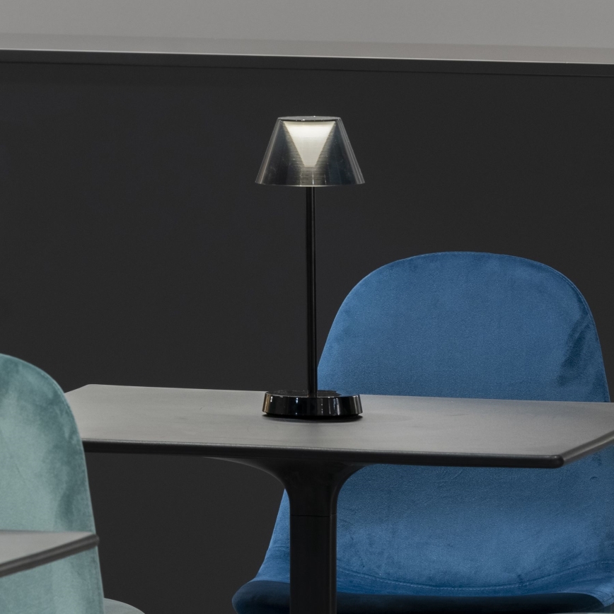 Ideal Lux - Lampă LED tactilă reglabilă LOLITA LED/2,8W/5V 2200 mAh IP54 neagră