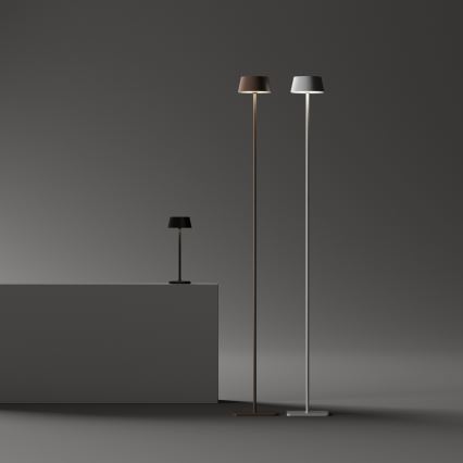 Ideal Lux - Lampă LED exterioară tactilă reglabilă PURE LED/1,5W/3,7V 2200 mAh CRI 90 IP54 negru