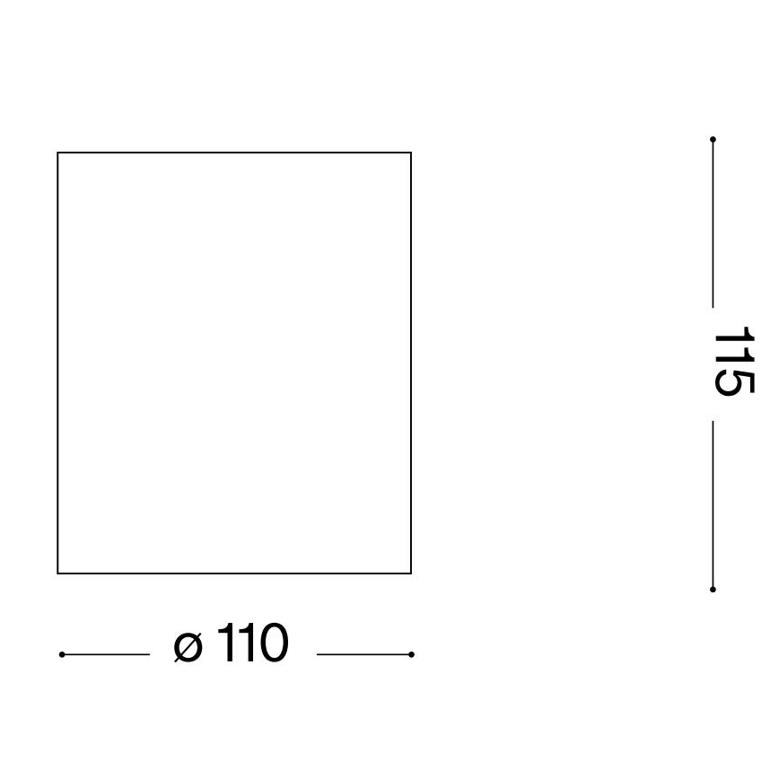 Ideal lux - Lampa spot 1xGU10/28W/230V