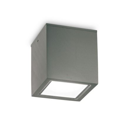 Ideal Lux - Lampă spot de exterior TECHO 1xGU10/20W/230V 9x9 cm IP54 antracit