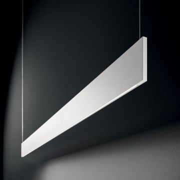 Ideal Lux - Lampă suspendată LED pe cablu STEEL LED/24W/230V 3000K CRI 90 120 cm albă