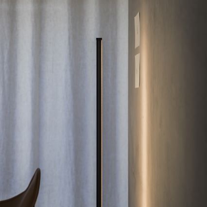 Ideal Lux - Lampadar LED YOKO, dimabil, 16W/230V, CRI 90, negru