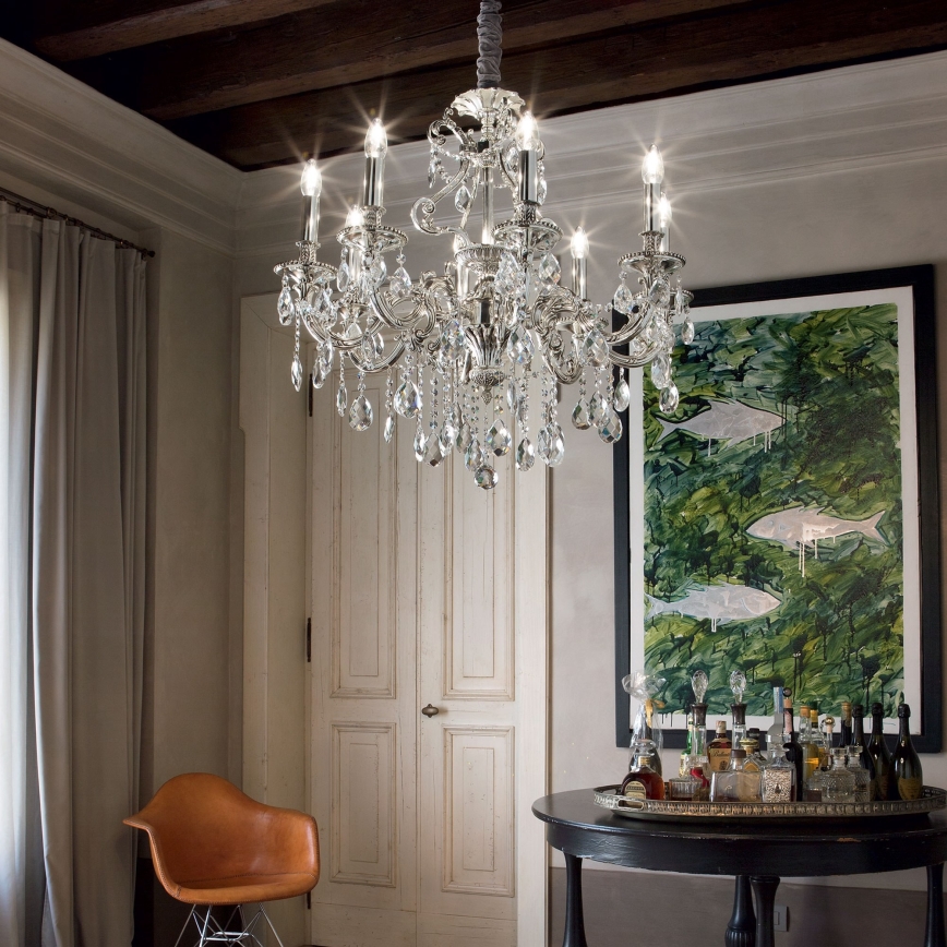Ideal lux - Lustra de cristal 8xE14/40W/230V