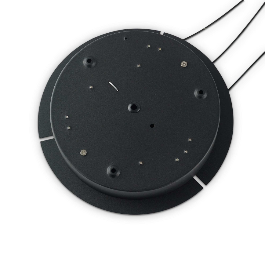 Ideal Lux - Lustra LED dimabilă suspendată pe cablu OZ LED/48W/230V Ø 60 cm CRI 90 negru