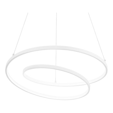 Ideal Lux - Lustra LED dimabilă suspendată pe cablu OZ LED/55W/230V Ø 80 cm CRI 90 alb