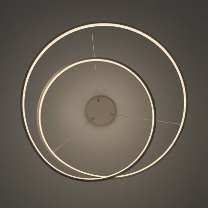Ideal Lux - Lustra LED dimabilă suspendată pe cablu OZ LED/55W/230V Ø 80 cm CRI 90 alb
