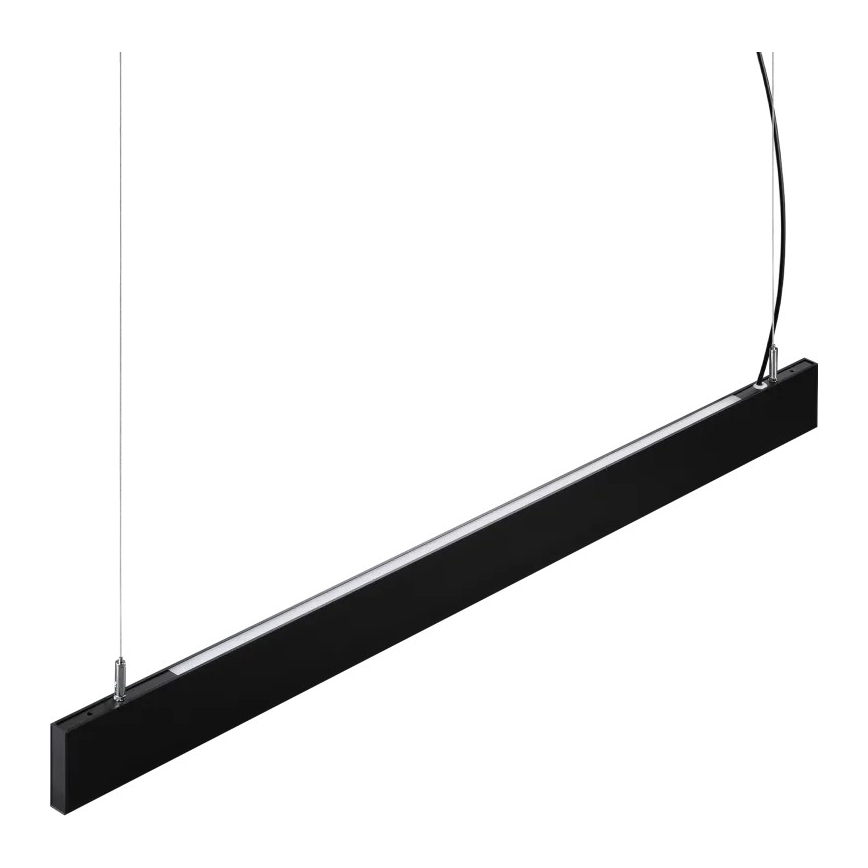 Ideal Lux - Lustra LED pe cablu STEEL LED/29W/230V 4000K CRI 90 120 cm negru