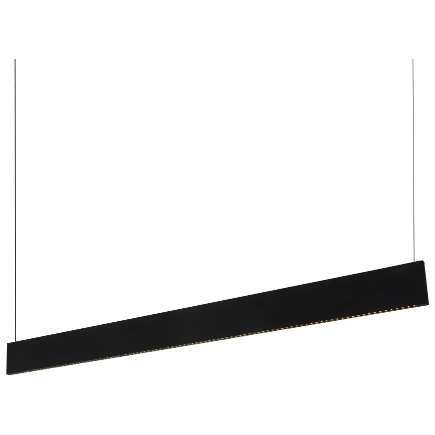 Ideal Lux - Lustră LED STEEL suspendată pe cablu, 24W, 230V, 3000K, CRI 90, 120 cm, negru