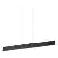 Ideal Lux - Lustră LED suspendată pe cablu DESK, 32 W, 230 V, 102,5 cm, CRI 90, negru
