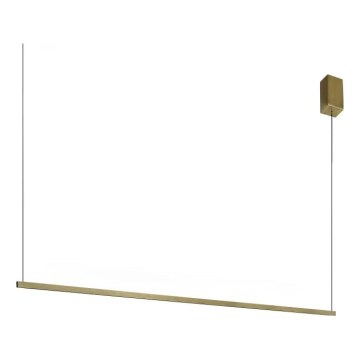 Ideal Lux - Lustră LED suspendată pe cablu ESSENCE LED/19W/230V 3000K CRI 90 alamă