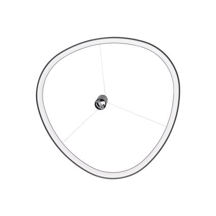 Ideal Lux - GEMINI lustră LED suspendată pe cablu, 36W/230V, 4000K, Ø 42,5 cm, CRI 90, negru