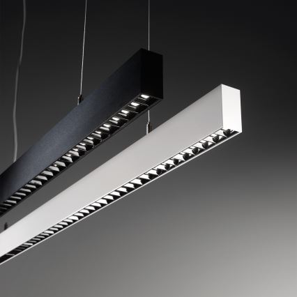 Ideal Lux - Lustră LED suspendată pe cablu OFFICE LED/30W/230V 3000K CRI 90 negru