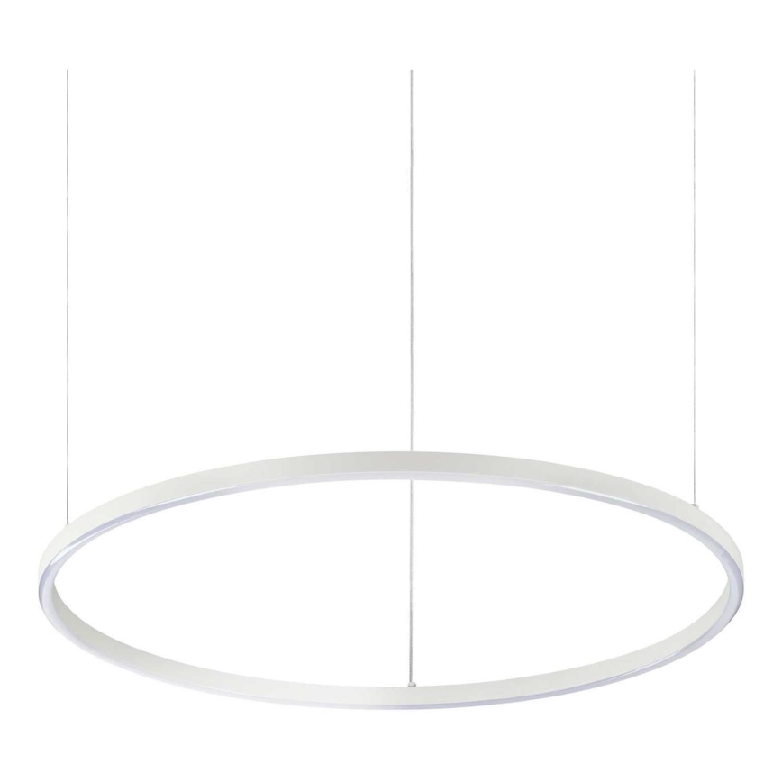 Ideal Lux - candelabru suspendat ORACLE SLIM LED/37W/230V 3000K CRI 90 Ø 70 cm alb