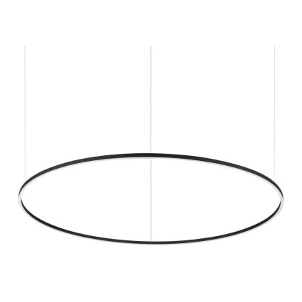 Ideal Lux - ORACLE SLIM Lustră LED suspendată pe cablu LED/83W/230V 4000K CRI 90 Ø 150 cm negru
