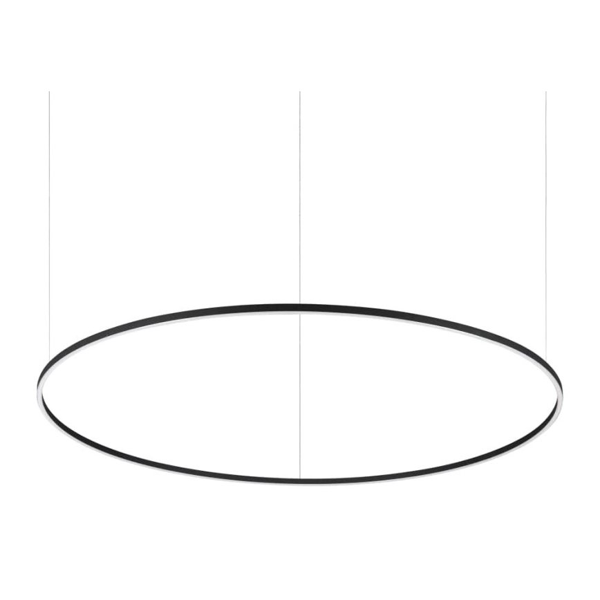 Ideal Lux - ORACLE SLIM Lustră LED suspendată pe cablu LED/83W/230V 4000K CRI 90 Ø 150 cm negru