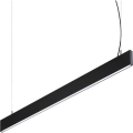 Ideal Lux - Lustră LED suspendată pe cablu STEEL, 29W, 230V, 3000K, CRI 90, 120 cm, negru