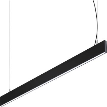 Ideal Lux - Lustră LED suspendată pe cablu STEEL, 29W, 230V, 3000K, CRI 90, 120 cm, negru