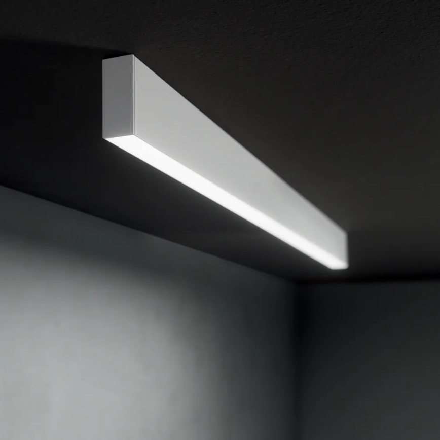 Ideal Lux - Lustră LED suspendată pe cablu STEEL LED/29W/230V 3000K CRI 90 120 cm albă