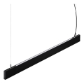 Ideal Lux - Lustră LED suspendată pe cablu STEEL LED/29W/230V 3000K CRI 90 120 cm negru