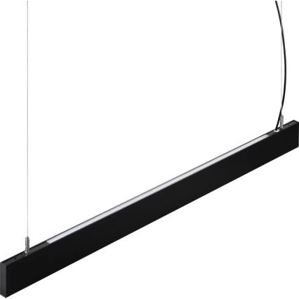Ideal Lux - Lustră LED suspendată pe cablu STEEL LED/29W/230V 3000K CRI 90 120 cm negru
