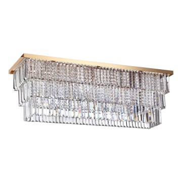 Ideal Lux - Lustră MARTINEZ, 8 x E14, 40 W, 230 V, aurie