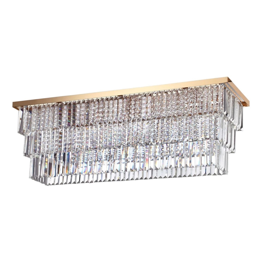 Ideal Lux - Lustră MARTINEZ, 8 x E14, 40 W, 230 V, aurie