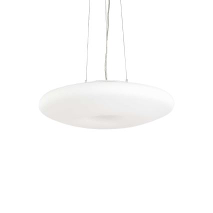 Ideal Lux - Lustră suspendată pe cablu GLORY 3xE27/60W/230V Ø 50 cm albă