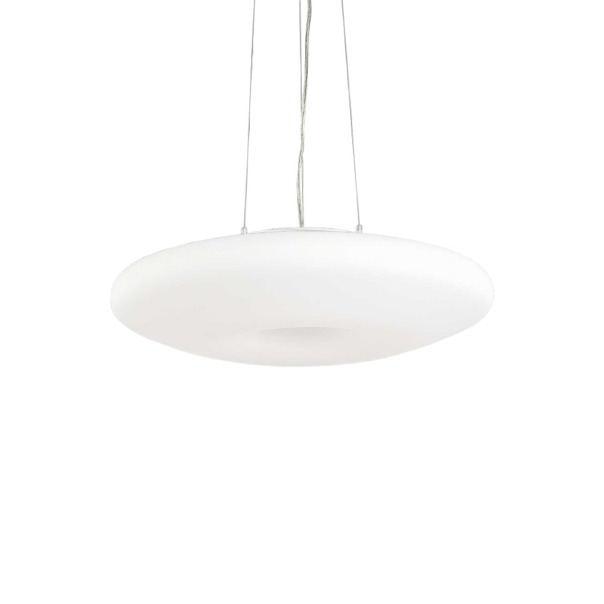 Ideal Lux - Lustră suspendată pe cablu GLORY 3xE27/60W/230V Ø 50 cm albă