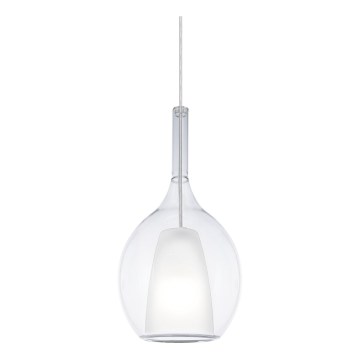 Ideal Lux - Lustra suspendată pe cablu KALIQUE 1xE27/42W/230V Ø 18 cm transparentă