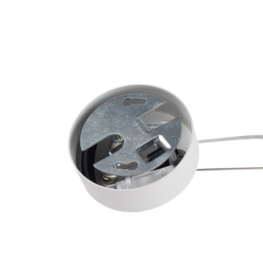 Ideal Lux - Lustră suspendată pe cablu MAPA, 1xE27/42W/230V, Ø 30 cm, albă
