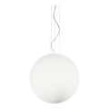 Ideal Lux - Lustră suspendată pe cablu MAPA 1xE27/42W/230V Ø 50 cm alb
