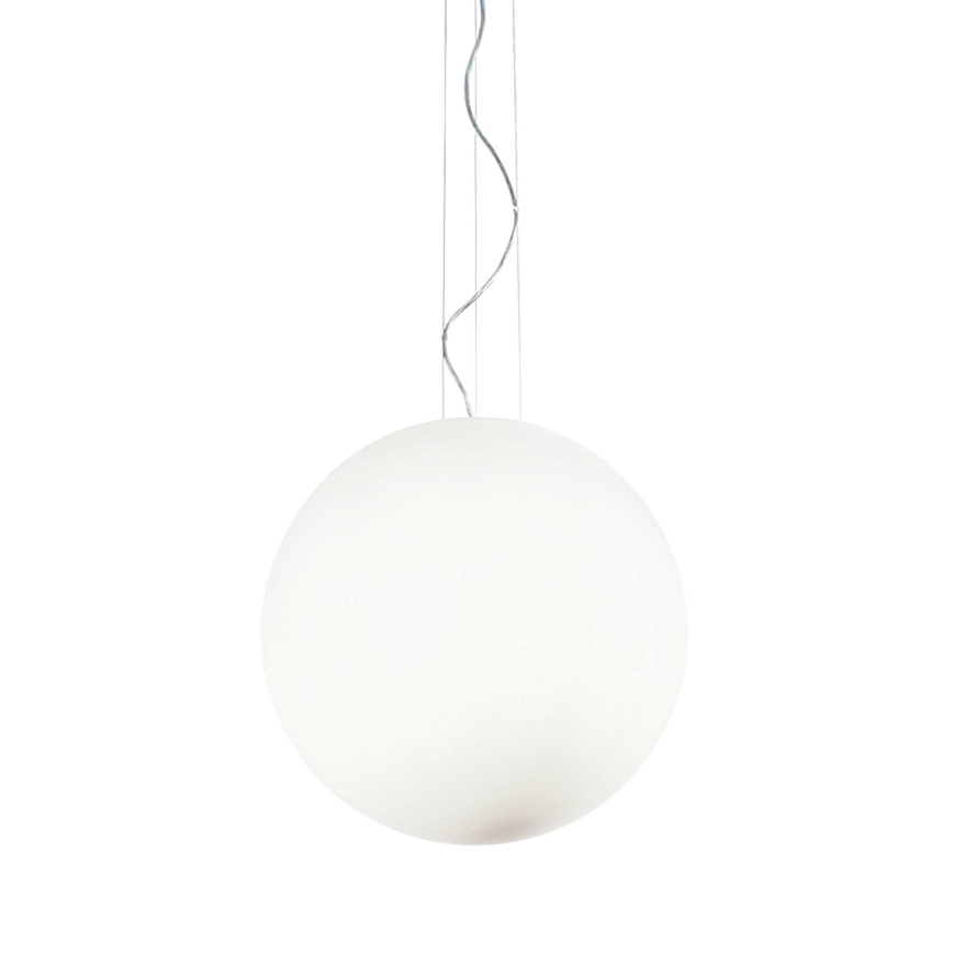 Ideal Lux - Lustră suspendată pe cablu MAPA 1xE27/42W/230V Ø 50 cm alb