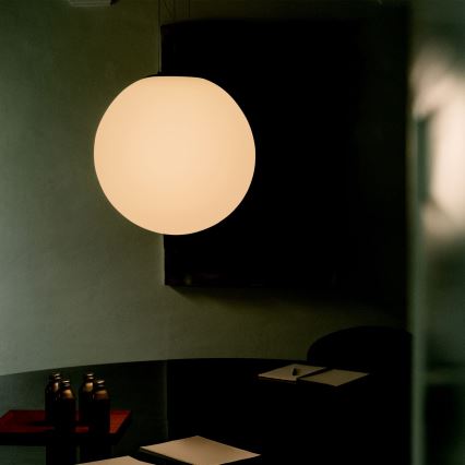 Ideal Lux - Lustră suspendată pe cablu MAPA 1xE27/42W/230V Ø 50 cm alb