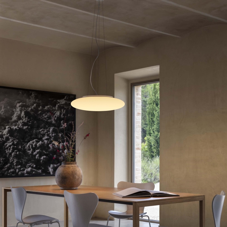 Ideal Lux - Lustră suspendată pe cablu SMARTIES, 3xE27/42W/230V, Ø 42,5 cm, albă