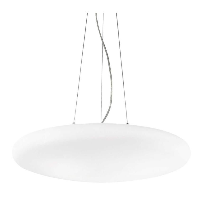 Ideal Lux - Lustră suspendată SMARTIES pe cablu, 3x E27/42W/230V, 50 cm, alb
