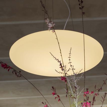 Ideal Lux - Lustră suspendată SMARTIES pe cablu, 3x E27/42W/230V, 50 cm, alb